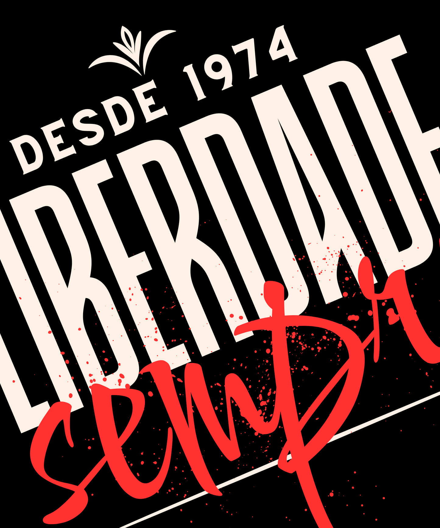 T-shirt preto ou branco , "Liberdade sempre", algodão, 190g