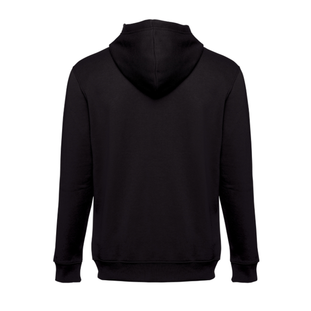 Casaco com fecho e capuz básico