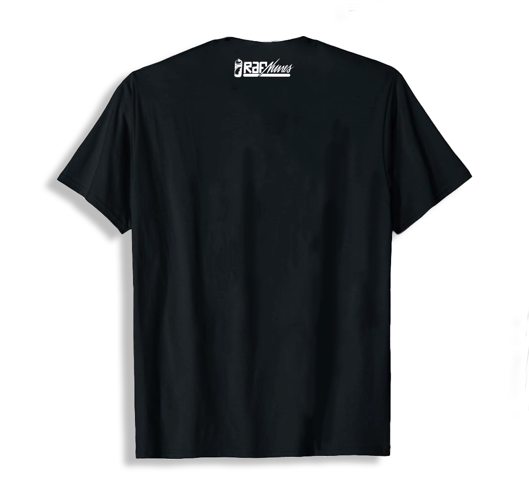 black t-shirt "emotions"