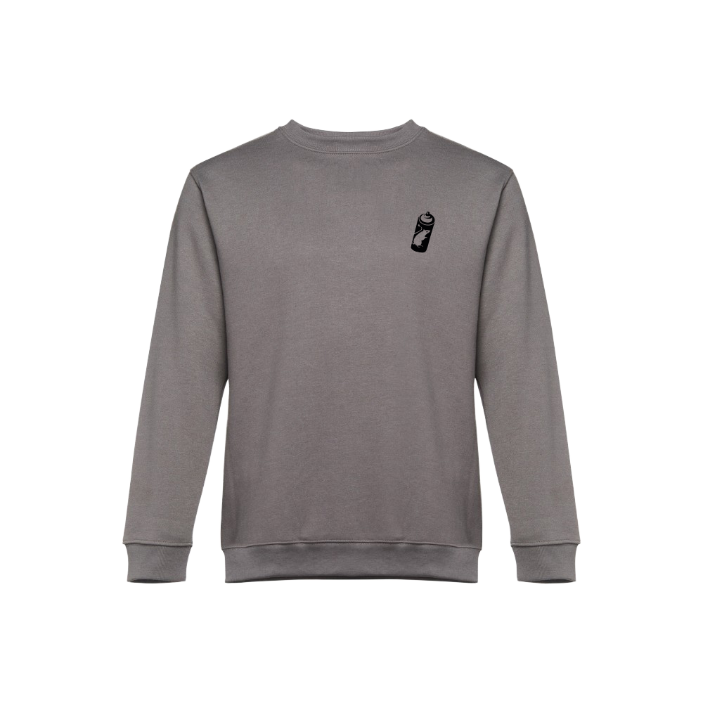 Camisola sem capuz , cinza, 300 g/m2 “trust no one”