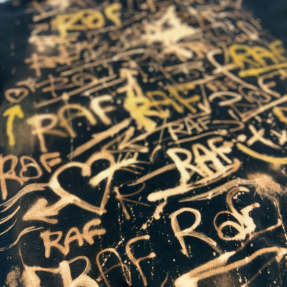 "raf abstract" , sweatshirt regular , tamanho S produto único