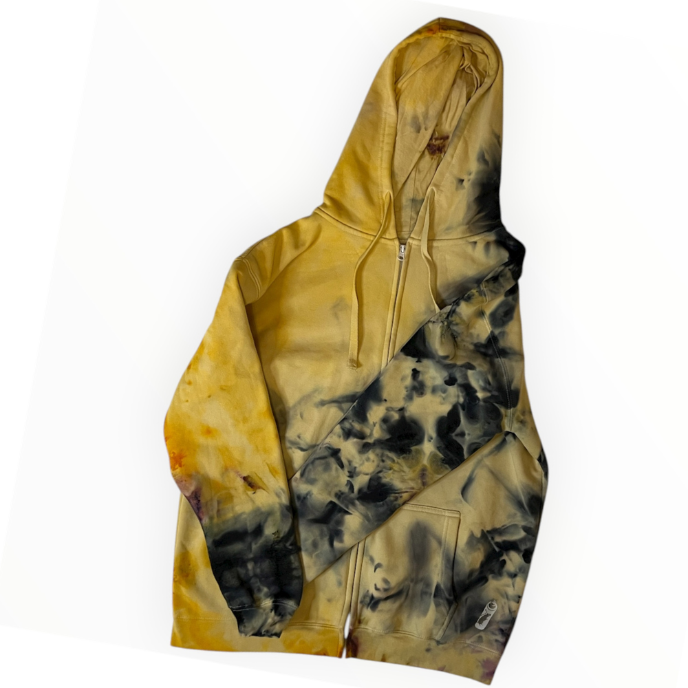 "yellow vs black" , casaco com fecho , tamanho XL, produto único