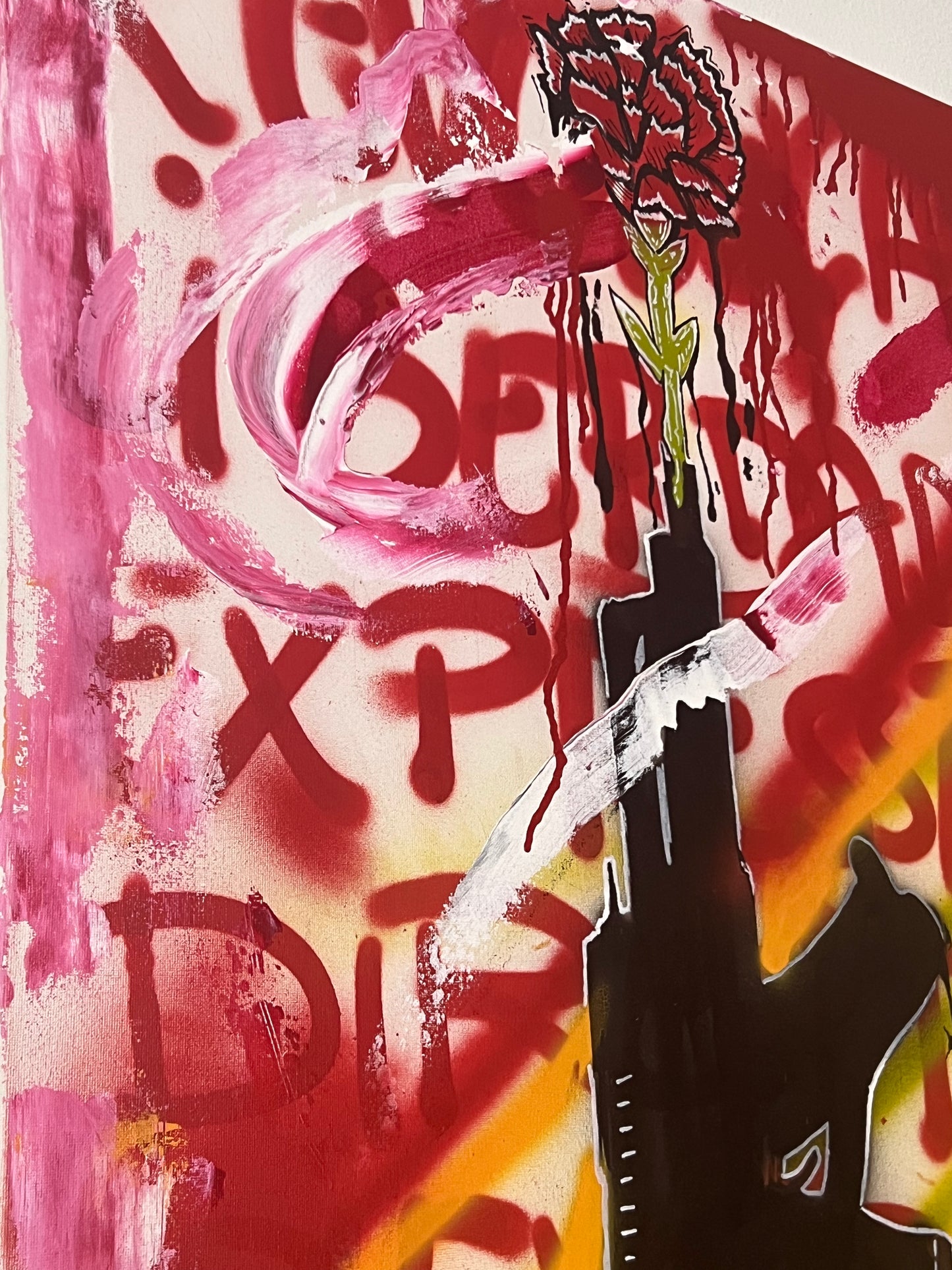 Tela acrílica - Revolução 25 abril (100x70cm)
