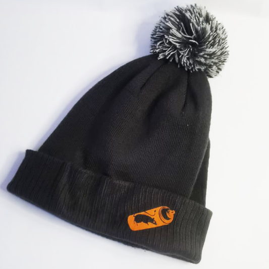 Gorro cinza com pompom