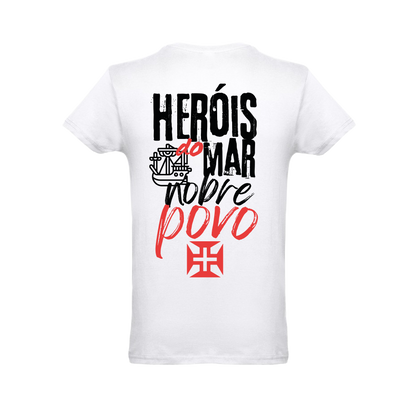 Gray t-shirt, Portugal, European2024, "heroes of the sea", cotton, 190g