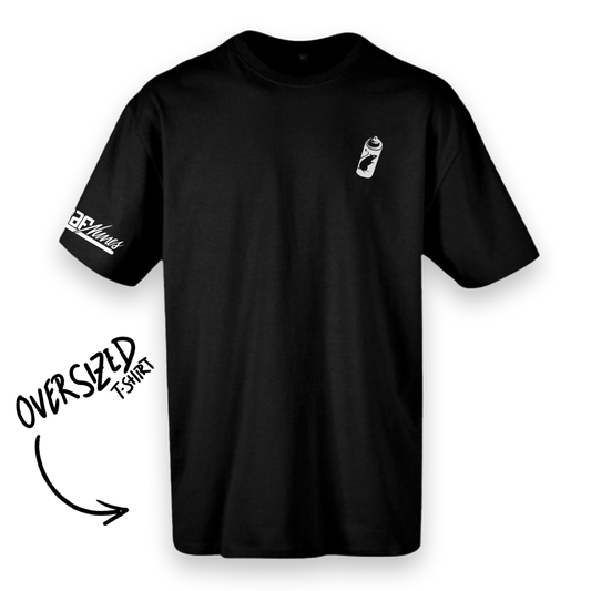 Oversized basic black t-shirt "rafnunes"