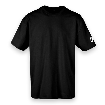 T-shirt oversized preta "graffiti paint" , 200g , 100% algodão