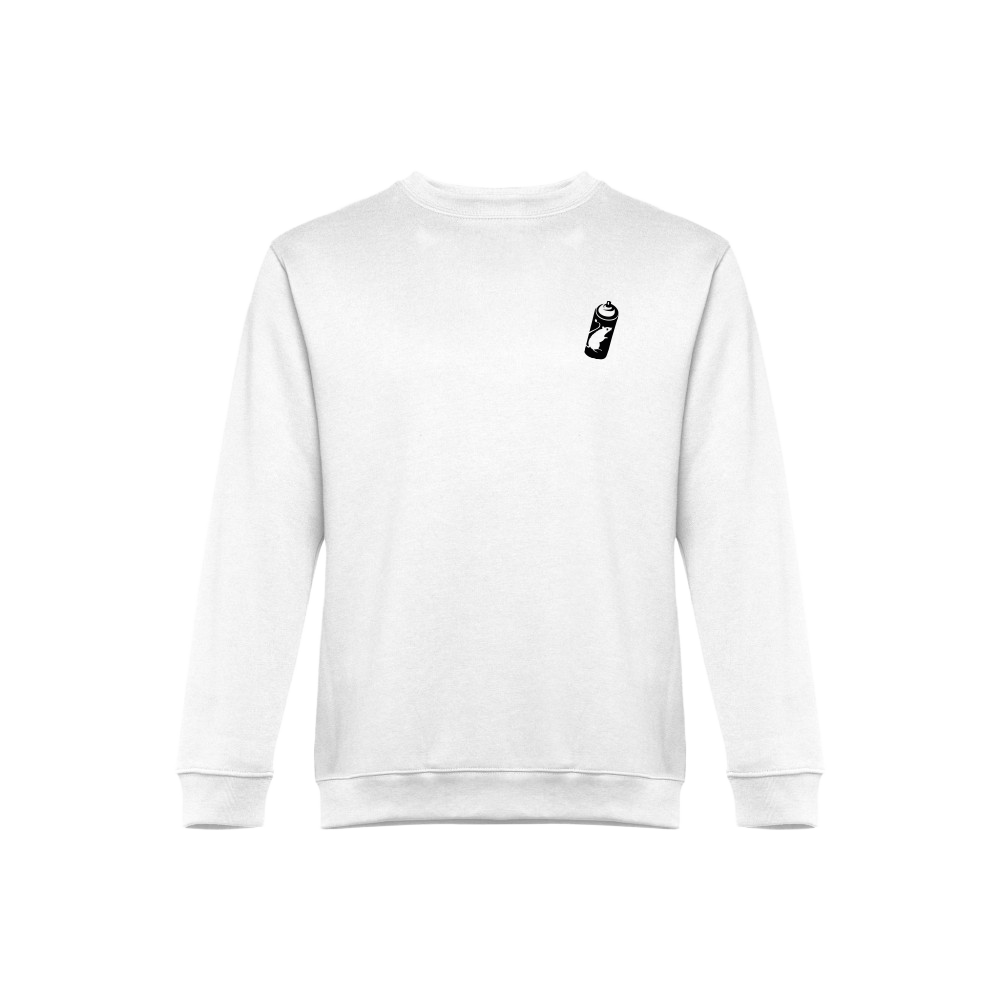 Camisola sem capuz , cinza, 300 g/m2 “trust no one”