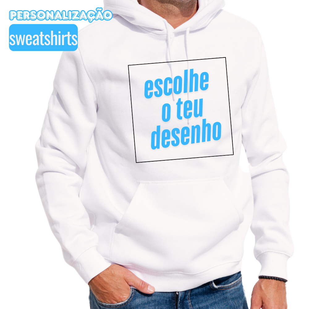 Sweatshirt para personalização 320 g/m2, 50% algodão, 50% poliéster
